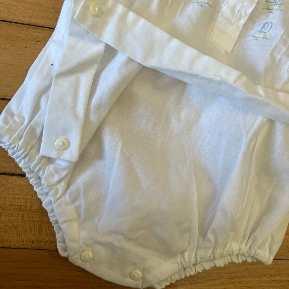 Maria Royo sail‎ boats boys onesie